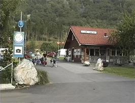 The central office and shop for Flåm youth hostel